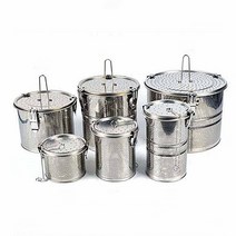 데몰 스텐 다시마통 육수망 업소용 육수용채망 멸치통2호