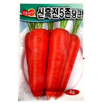 신흑전5촌당근씨앗 8g 당근씨앗 여름당근 당근 씨앗, 1개