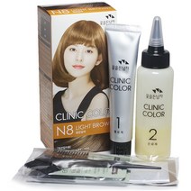 꽃을든남자 크리닉 칼라 염색약, 1개, N6 자연갈색