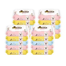 홈인더스트리 도그앤캣 애견물티슈 100매 / 동물용의약외품 제조 허가된 제품, 20개