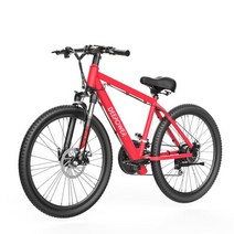 첼로 자전거 전동 스쿠터 전기 팻바이크 자토바이, 36V 250W 레드