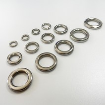 물멍 큐브 어항 하단섬프어항 자동청소어항2019 낚시 솔리드 링 지그 액세서리 순수 304 스테인레스, 13 13 size 50pcs