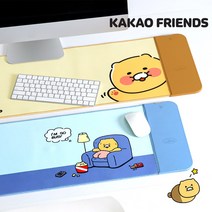 카카오 춘식이 무선충전장패드 초고속충전 주문제작 마우스패드 게이밍장패드, 헬로 춘식이