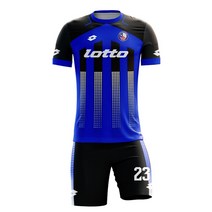 로또 축구 전사 유니폼 LOTTO 230C(청색/검정색)