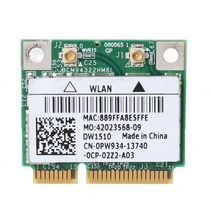 BCM94322HM8L BCM94322 듀얼 밴드 300MBPS 802.11A/B/G/N DW1510 MINI PCIE WIFI 무선 카드 어댑터 OS, 하얀색