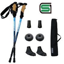 DABADA(다바다) SG 승인품 경량 알루미늄제 트레킹 폴 2개 세트 Amazon 킷 첨부 안티 쇼크 기능 첨부