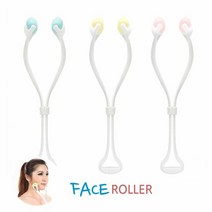 페이스롤러/ 양면 얼굴마사지/ 4롤러/ 셀프마사지