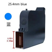 라벨 마킹기용 잉크 카트리지 / 2588 G/JS10M/JS12M/BK42A/BK52A/2580/2588/2589K/S2600/530/540, 17 25.4mm blue