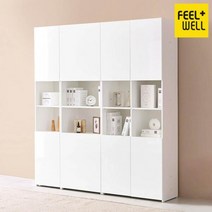 아트박스/필웰 레아 6단 책장 겸 수납장 600 상하수납형 BC9645, 우측