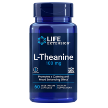 Life Extension 라이프익스텐션 엘테아닌 L Theanine 100mg 60정 베지캡슐, 1개, 기본