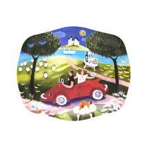 야미다 해피데이 로코코 트레이(40x33cm) 퀴진드마망, 1개