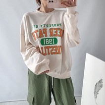 루즈핏 디어81 긴팔 맨투맨 티셔츠