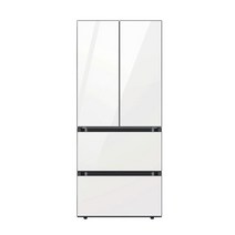 삼성 비스포크 김치플러스 4도어 프리스탠딩 김치냉장고 586L 글램화이트 RQ58B94N135