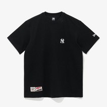 뉴에라반팔티 LQC 13546447 뉴에라 MLB 쿠퍼스 타운 로고 뉴욕 양키스 티셔츠