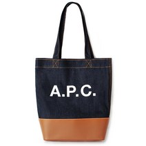 A.P.C.(아페쎄) 명품22FW 아페쎄 로고데님 악셀토트백 카라멜COD M61444 COD M61444CAF