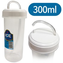 덕신 빨대컵(300ml)병원물컵 빨대물병 환자용 PP빨대, 쿠팡꺼 본상품선택