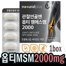 옵티머스관절 MSM2000 엠에스엠 관절연골영양제 머스트 식이유황+플로아알약케이스