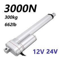 dc 12v 24v 3000n 전기 선형 액추에이터 선형 모터 이동 거리 스트로크 50mm 100mm 150mm 200mm 250mm 48w 4a, 250mm 스트로크 길이, 12v 2000n