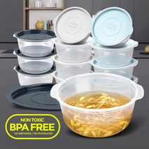쿡앤밥 4p 포장 죽 용기 탕 배달 일회용 국 반찬 플라스틱 밀폐수납 냉장고정리, 쿡앤밥650ml네이비그레이4p