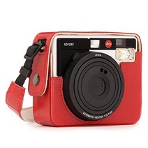 Megagear MG1297 Ever Ready Leather Camera Case Bag Protective Cover for Leica Sofort Instant Red, 1