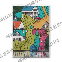 [꼬메빔보] 데코샌드아트 명화시리즈12종(대), 운터아크의집