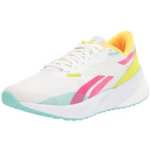 리복 Reebok 여성용 플로트라이드 에너지 데일리 러닝화 화이트 핑크 글로우 애시드 옐로우 8 5