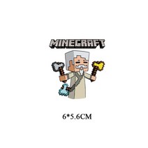 저스트씨 아이언 온 트랜스퍼 픽셀 게임 패치 의류 DIY 티셔츠 아플리케 가용 글자 의류에 스티커 배지, [06] 7