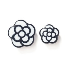 [플로라플로라]라인 꽃 호마이카 실내화 슬리퍼 꾸미기 신발장식 파츠 N249