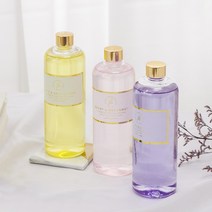 골드에디션 디퓨저 리필액 500ml 에이로마플라붐, 피오니 앤 프리지아