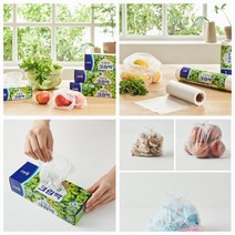 크린랲 친환경 크린백 롤백 가정 업소 대용량 일회용 비닐 봉지 봉투 위생팩 롤타입, 친환경롤백 30X40X200- 대