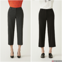 올리비아로렌 NC백화점 봄 슬림 와이드 9부 팬츠 VOCDLYS2311