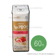 뉴케어 딸기맛 200mlx60팩, 60팩, 200ml