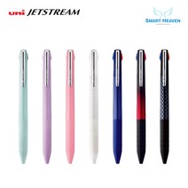 유니 제트스트림 3색 슬림컴팩트볼펜, 0.5mm, 블랙