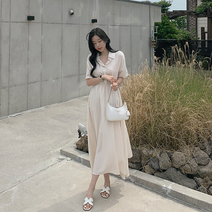 온뉴 썸머 밴딩 플레어원피스