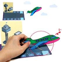 PGM1*^몰날아라 비행기 만들기 5개묶음 공작교구 용교구 만들기재료 만들기패키지 유치원미술 수업 시간^*1췤pgm, a^^*옵션없슴