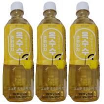 주전자차 옥수수 500ml 10개 페트병 태양의 원차 정유미 광고 옥수수차