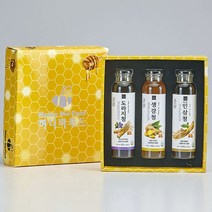 수제 생강청 인삼청 도라지청 3종 선물세트 1.2kg 수제청 선물세트 수제 도라지청 꿀 생강청 꿀 도라지청 예비 시아버지선물 아버님생신선물 사돈생일선물 어머님생신선물, 도라지청+생강청+인삼청, 1세트