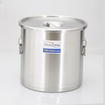 삼원 스텐 위생용기 높은곰솥(8 10 15 18 20 갤론 중 택1), 삼원위생용기, 3갤론(0.8T*250*250)