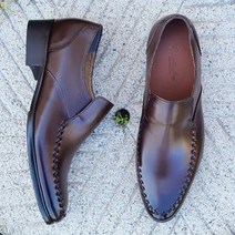 젠틀안트 골퍼라인 슬립온로퍼 남성수제화구두 다크브라운 CZ1052-2