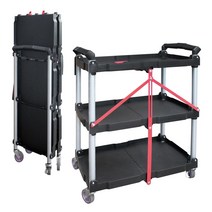 TON/다목적 접이식 서빙카트 TON7979 사각대차 이동식, 1개