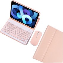 적용 갤럭시 탭 블루투스 한국어 키보드 케이스 + 마우스, S7 11 T870, 핑크