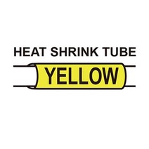 열수축 튜브 테이프 호환 가능 18051 Dymo 라벨링 기계 용 Rhino 4200 5000, 02 Black on Yellow_05 19mm