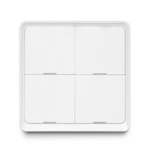 지그비 zigbee 그래피티 스마트 4버튼 장면 무제한 부착 무선 장면 스위치, 01.ZigBee 아무거나 4버튼 붙이기