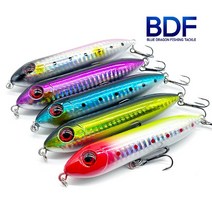 청룡조구 반짝스푹 탑워터 10cm 12g 8종 펜슬베이트, 07. 그린오렌지