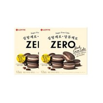 롯데 코코아분말 인간사료 스낵바 [신제품] 건강간식 제로 카카오 케이크 171g 2개 사무실다과 홈파티, 11개
