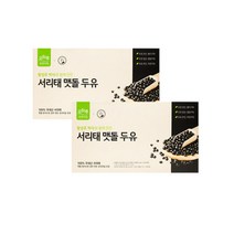 오하루자연가득 [오하루 자연가득] 100% 국내산 서리태 맷돌 두유, 180ml, 40팩