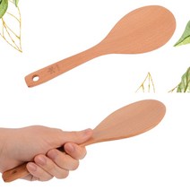원목조리기구 밥주걱 천연나무 향균주걱 비취 단단한우드 원형밥뜨기