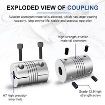 LR D D19L25 알미늄 탄성 권선 샤프트 커플러 모터 커넥터 6/7/8/9/10mm 골무 연한 CNC, 13 9mmX9mm