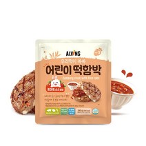 엘빈즈 우리 떡이 쏙쏙 어린이 떡함박 1봉 (소스포함)