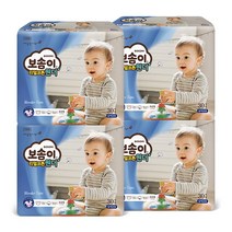 보솜이 리얼코튼 원더 밴드형 기저귀 공용 특대형(13~18kg), 120매